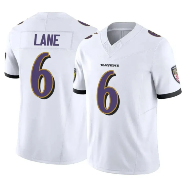 Baltimore Ravens Ja'Kobi Lane #6 Nike Purple White 2026 Official NFL Jersey