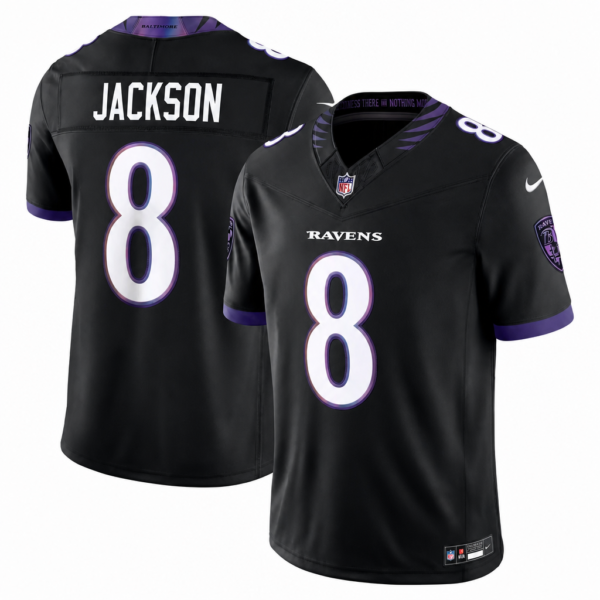 Baltimore Ravens Nike Black Alternate Vapor F.U.S.E. Stitched Limited Jersey
