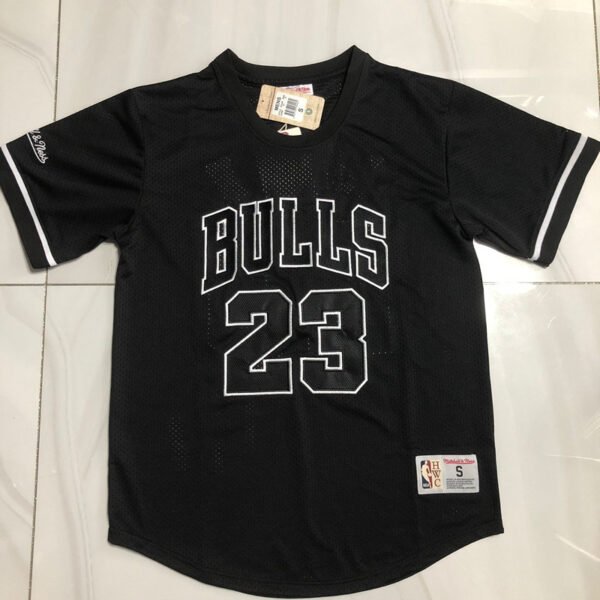 Dense Stitched Short Sleeve 23 Michael Jordan White Red Black Shirts