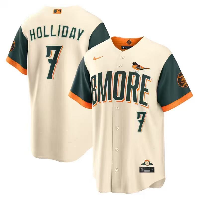 Baltimore Orioles Henderson Holliday Rutschman MLB Jerseys Nike - Image 4