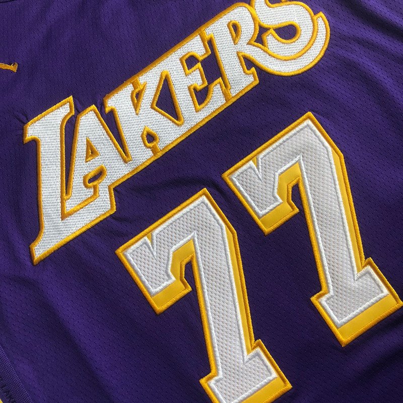 Los Angeles Lakers Luka Doncic 77 Dense Nike NBA Jersey - Image 6