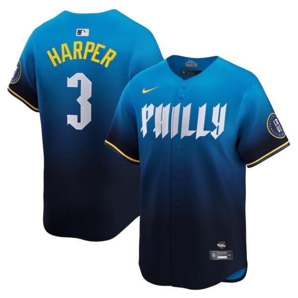 Philadelphia Phillies #3 Harper MLB Shirts Nike