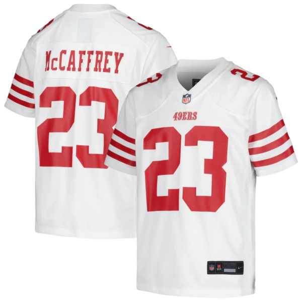 Youth Stitched Christian Mccaffrey 23 San Francisco 49ers Nike Jersey