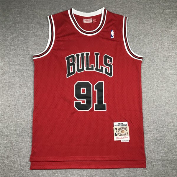 Chicago Bulls Dennis Roman Wholesale Stitched Basketball Jerseys Mitchell & Ness