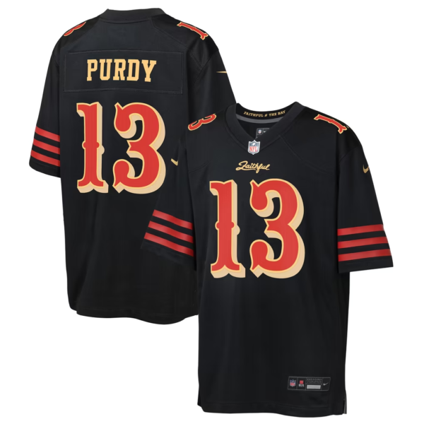 Youth San Francisco 49ers Black Rivalries Collection 13 23 54 85 97 NFL Jerseys
