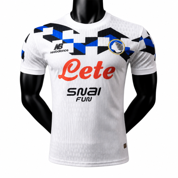 Fan Edition Atalanta Bergamo 26 27 White Away Football Jersey