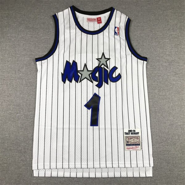 Orlando Magic #1 Tracy McGrady jersey basketball Mitchell & Ness