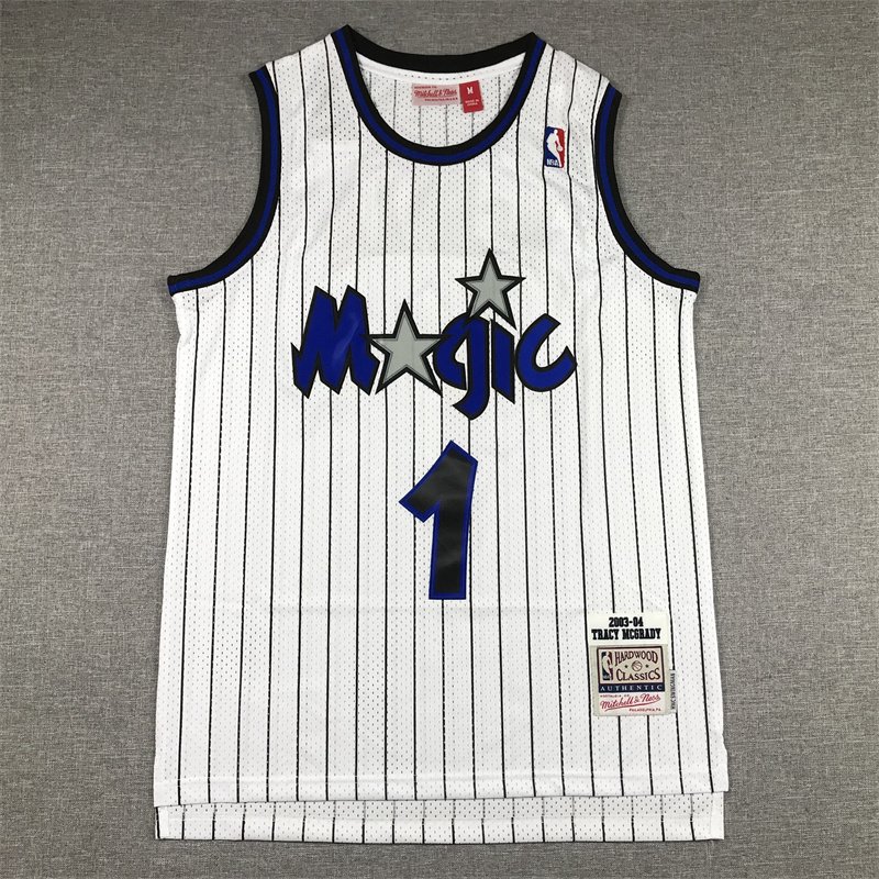 Orlando Magic #1 Tracy McGrady jersey basketball Mitchell & Ness