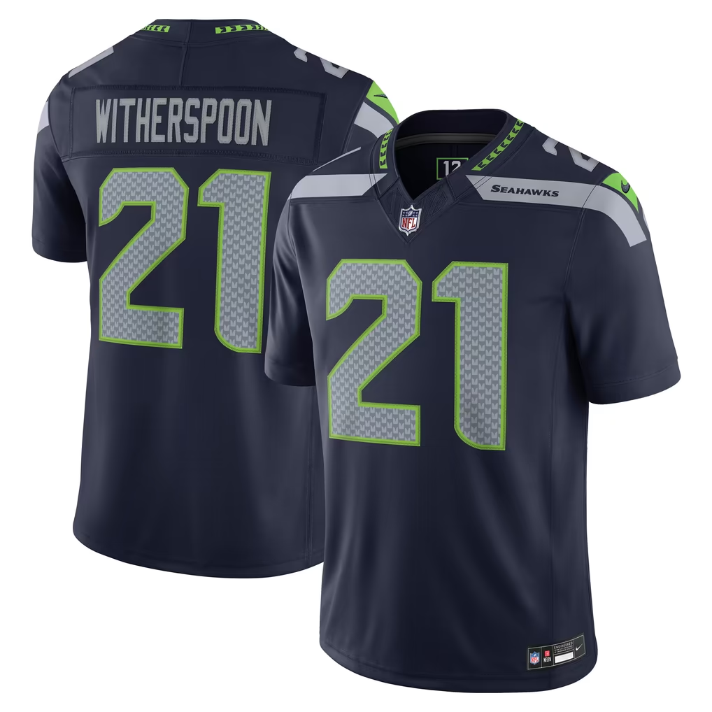 Men's Seattle Seahawks Devon Witherspoon #21 Nike NFL Jersey - Image 2
