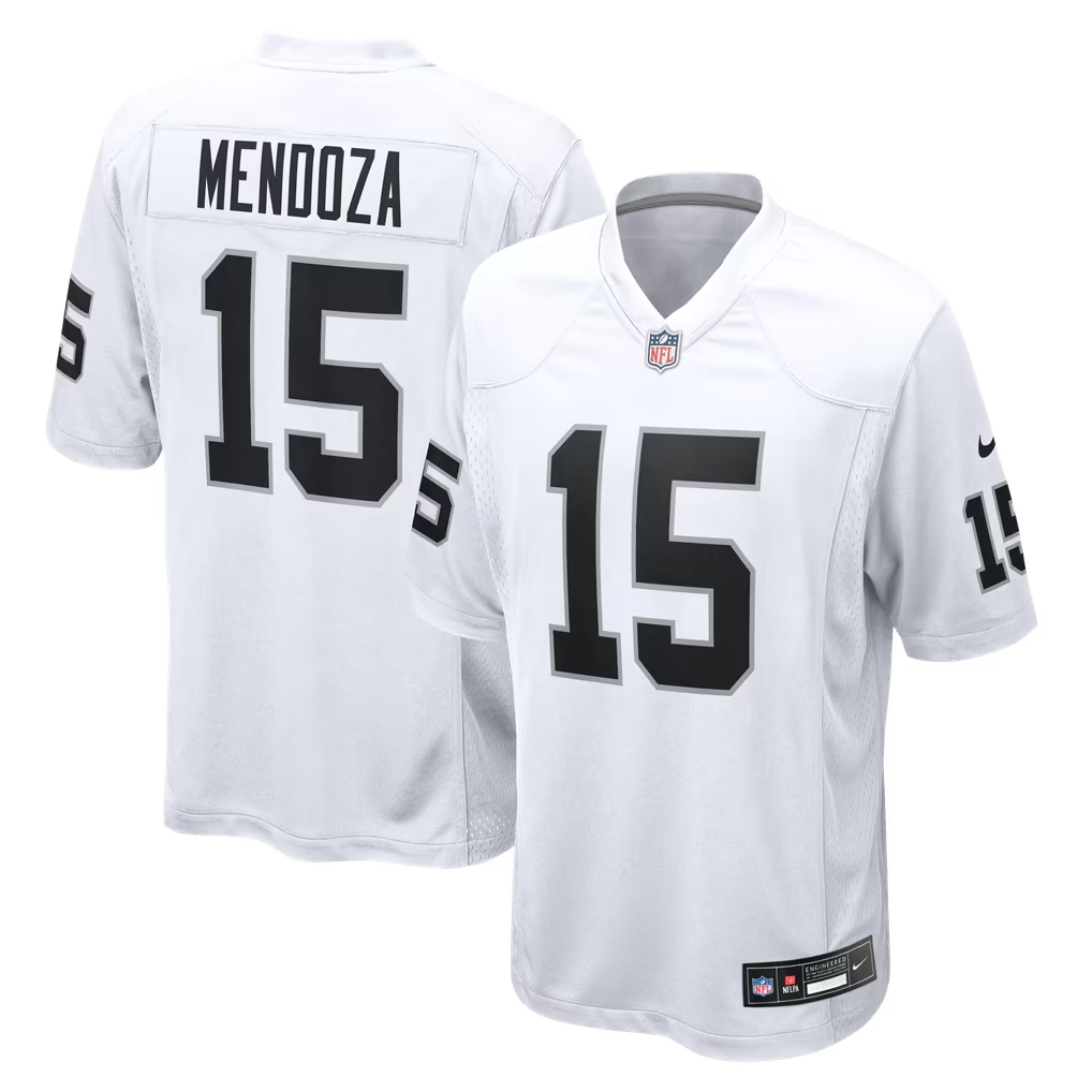 Men's Las Vegas Raiders Fernando Mendoza #15 Nike Jersey Stitched - Image 5