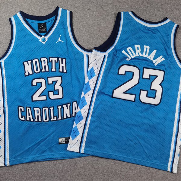 Michael Jordan Throwback Jersey North Carolina Stitched Youth Jersey Basketball