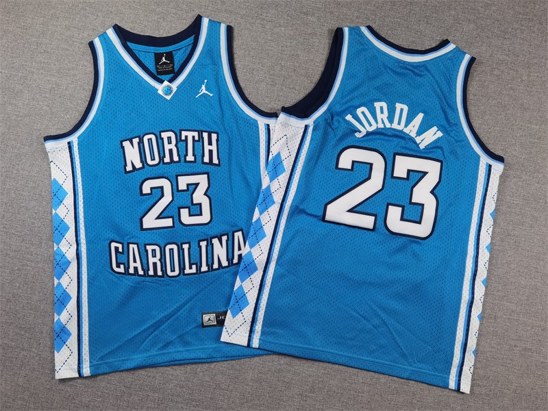 Michael Jordan Throwback Jersey North Carolina Stitched Youth Jersey Basketball