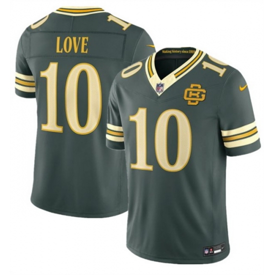 #10 Jordan Love #85 Tucker Kraft #1 Micah Parsons #0 #9 #29 Rivalries Green Bay Packers Jersey