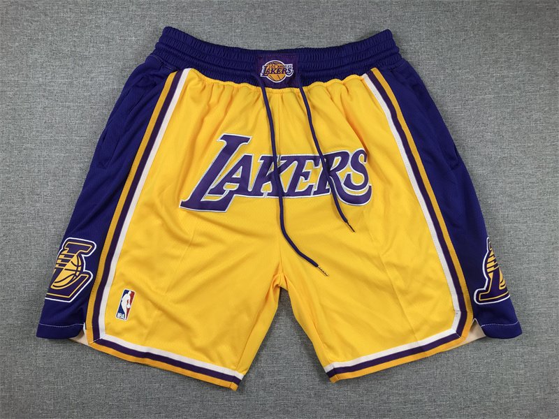 11 Styles Los Angeles Lakers Adults Just Don Shorts NBA