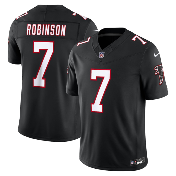 Men's Nike 1 3 5 7 8 9 11 24 Atlanta Falcons Alternate Throwback Vapor F.U.S.E. Stitched Limited Jersey
