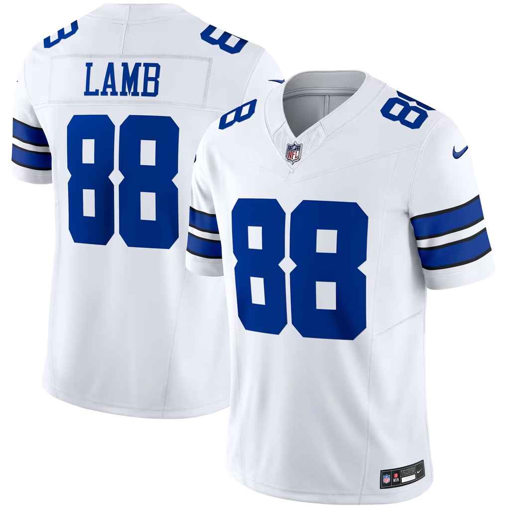 Adult Nike CeeDee Lamb Navy White Dallas Cowboys Vapor F.U.S.E. Limited Jersey - Image 3