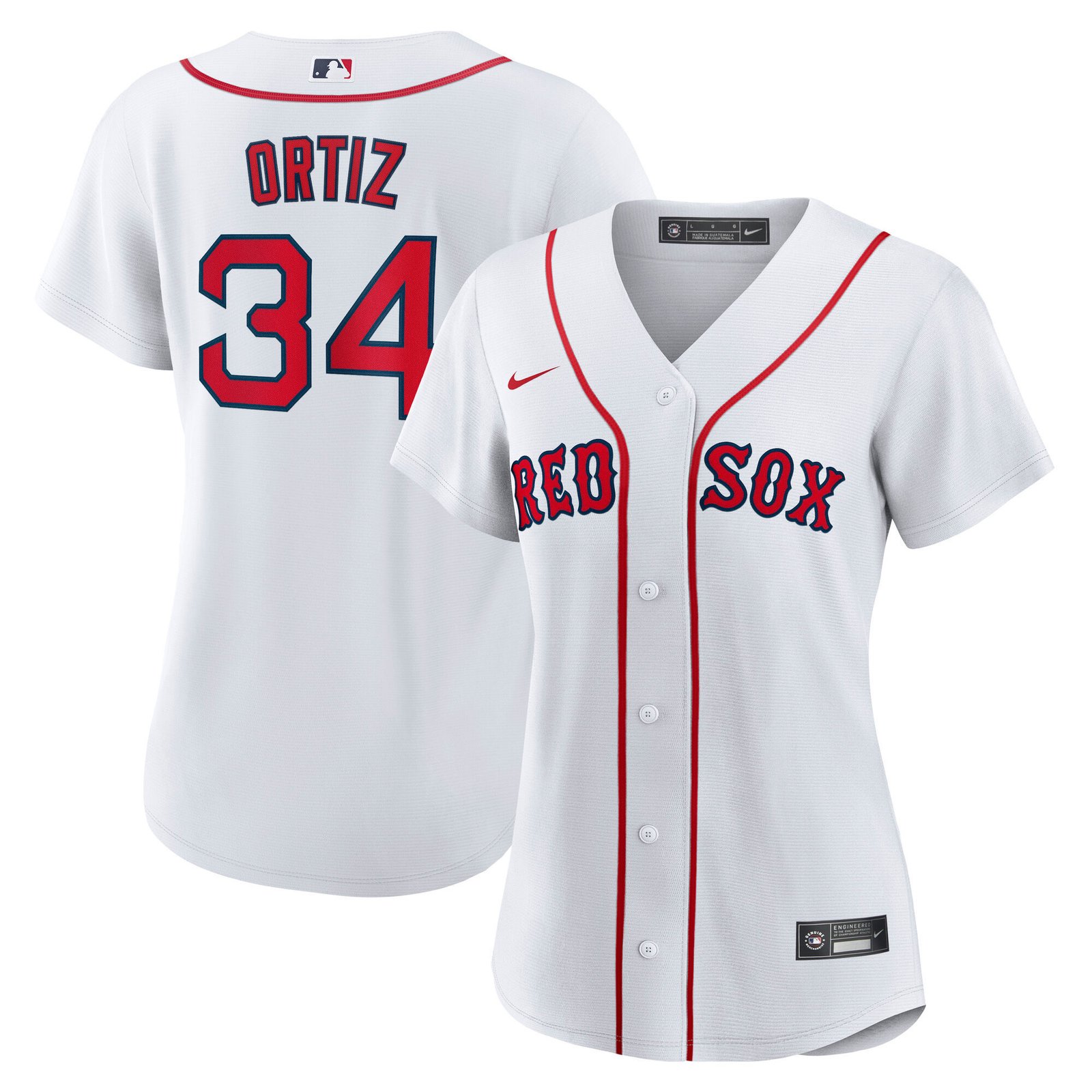 Women Style Boston Red Sox Breathable S-XL MLB Shirts Nike - Image 5