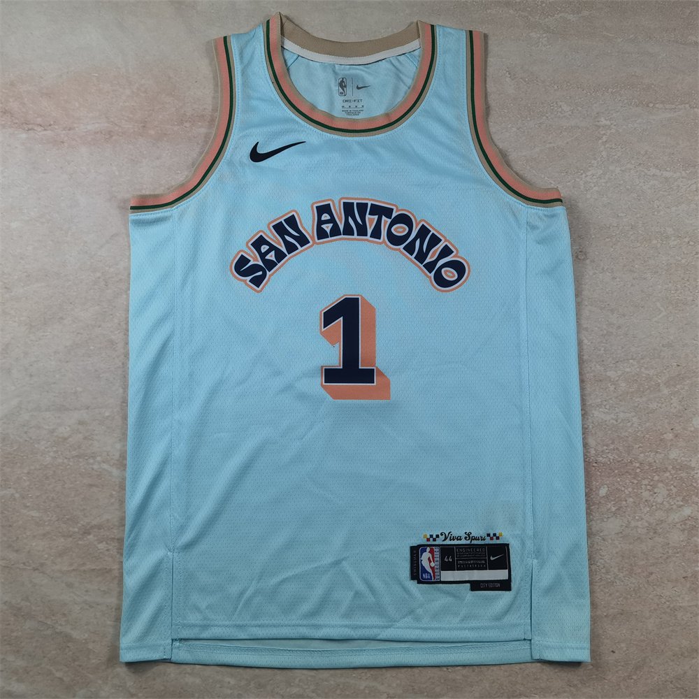 8 Styles San Antonio Spurs Victor Wembanyama NBA Swingman Jerseys - Image 4