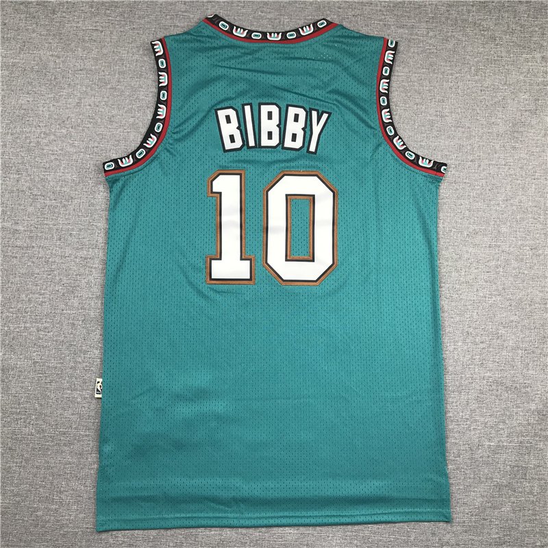 Mitchell & Ness Memphis Grizzlies Mike Bibby #10 Stitched Retro NBA Jerseys - Image 2