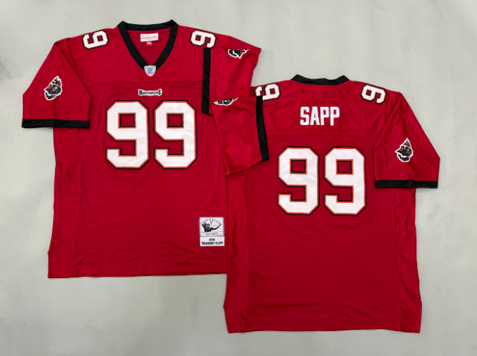 Official Tampa Bay Buccaneers Warren Sapp #99 Rugby Jersey
