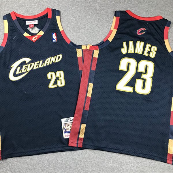 LeBron James Cavaliers Mitchell & Ness HWC Stitched Jersey Youth