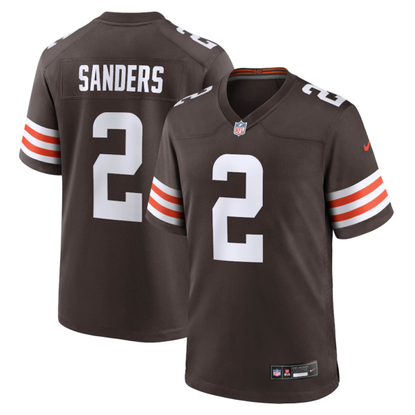 Shedeur Sanders Cleveland Browns Nike Alternate Game Jersey