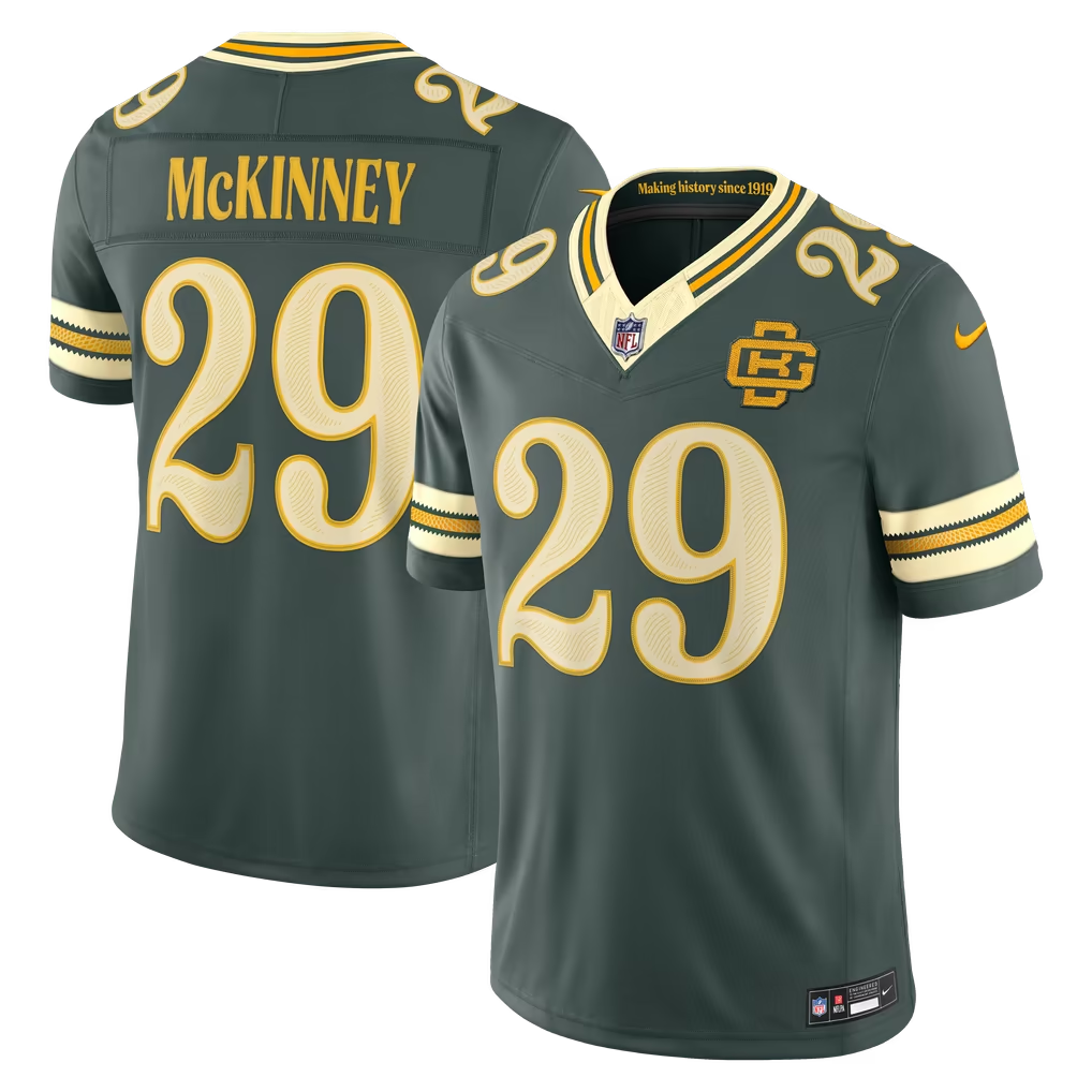 #10 Jordan Love #85 Tucker Kraft #1 Micah Parsons #0 #9 #29 Rivalries Green Bay Packers Jersey - Image 5