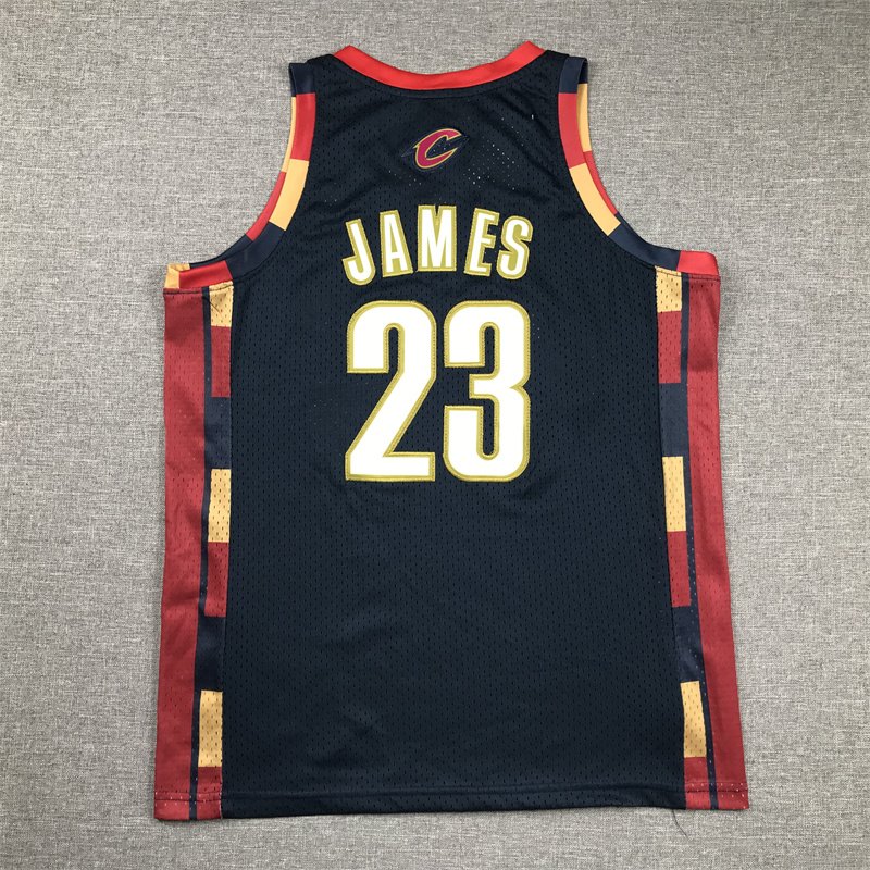 LeBron James Cavaliers Mitchell & Ness HWC Stitched Jersey Youth - Image 3