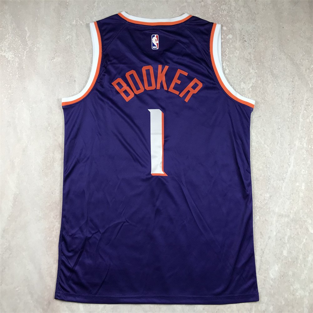 Devin Booker #1 Phoenix Suns Men's Nike NBA Swingman Jerseys - Image 2