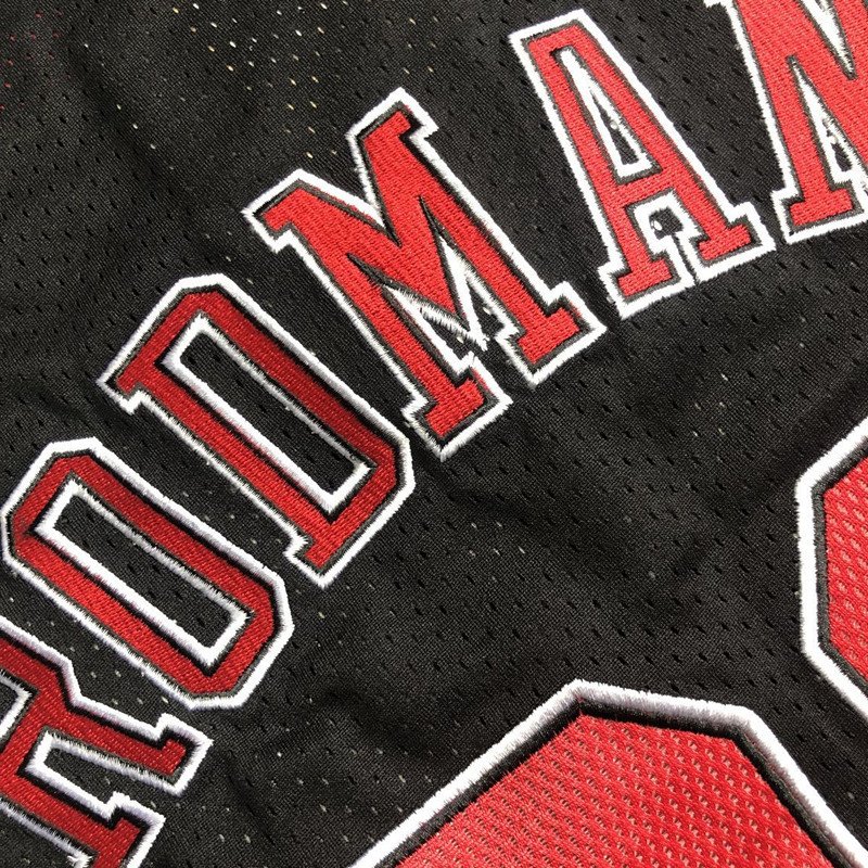 Dense Embroidery #91 Dennis Rodman Chicago Bulls NBA Finals Jerseys Mitchell & Ness - Image 4
