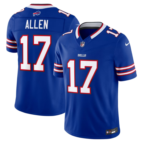 5 Styles Buffalo Bills Josh Allen Nike White Rivalries Collection Stitched Limited Jersey