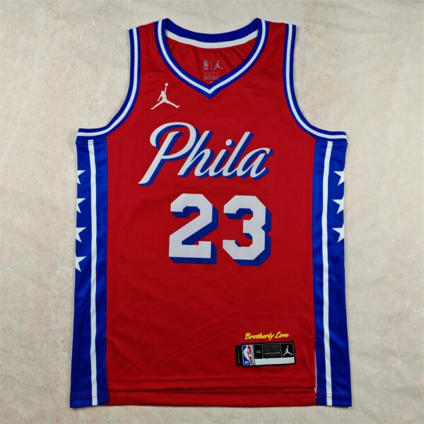 Philadelphia 76ers LeBron James 4 Styles Heat Press NBA Jerseys
