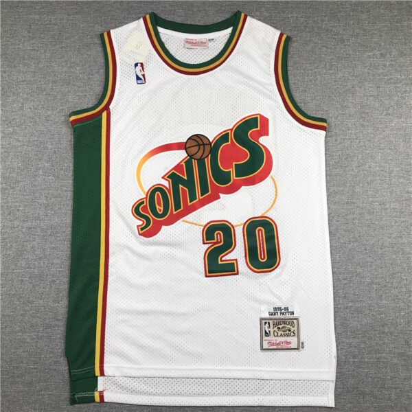 Mitchell&Ness Seattle SuperSonics Gary Payton 20 Stitched Men Retro Jersey