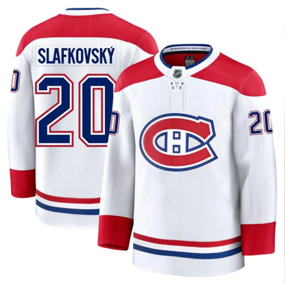Slafkovský Caufield Demidov Hutson Montreal Canadiens 2026 Ice Hockey Jersey For Fans - Image 4