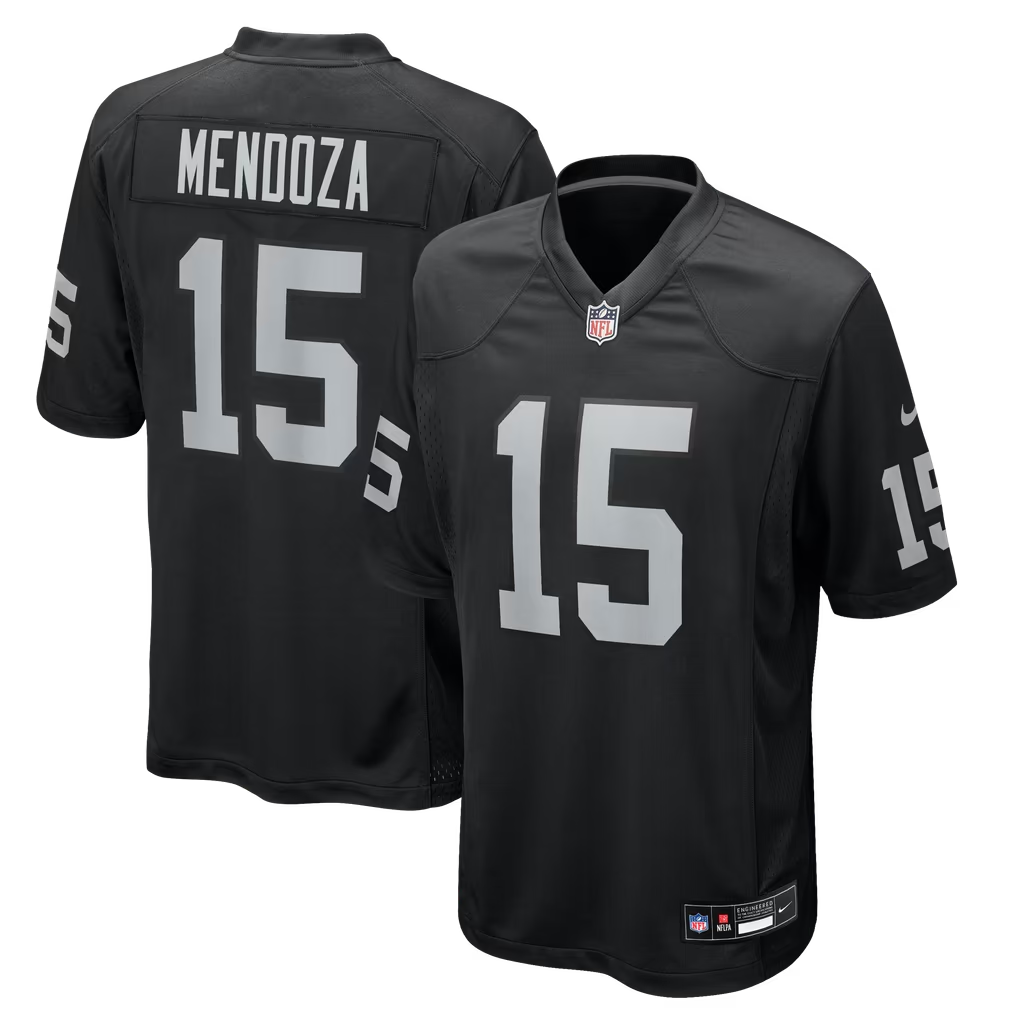 Men's Las Vegas Raiders Fernando Mendoza #15 Nike Jersey Stitched - Image 4