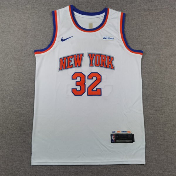 New York Knicks Karl-Anthony Towns Nike Embroidered NBA Star Jersey