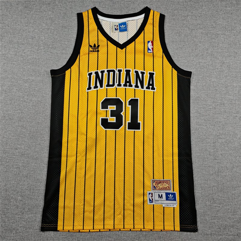 Adidas Hardwood Classics Reggie Miller Indiana Pacers Jersey NBA