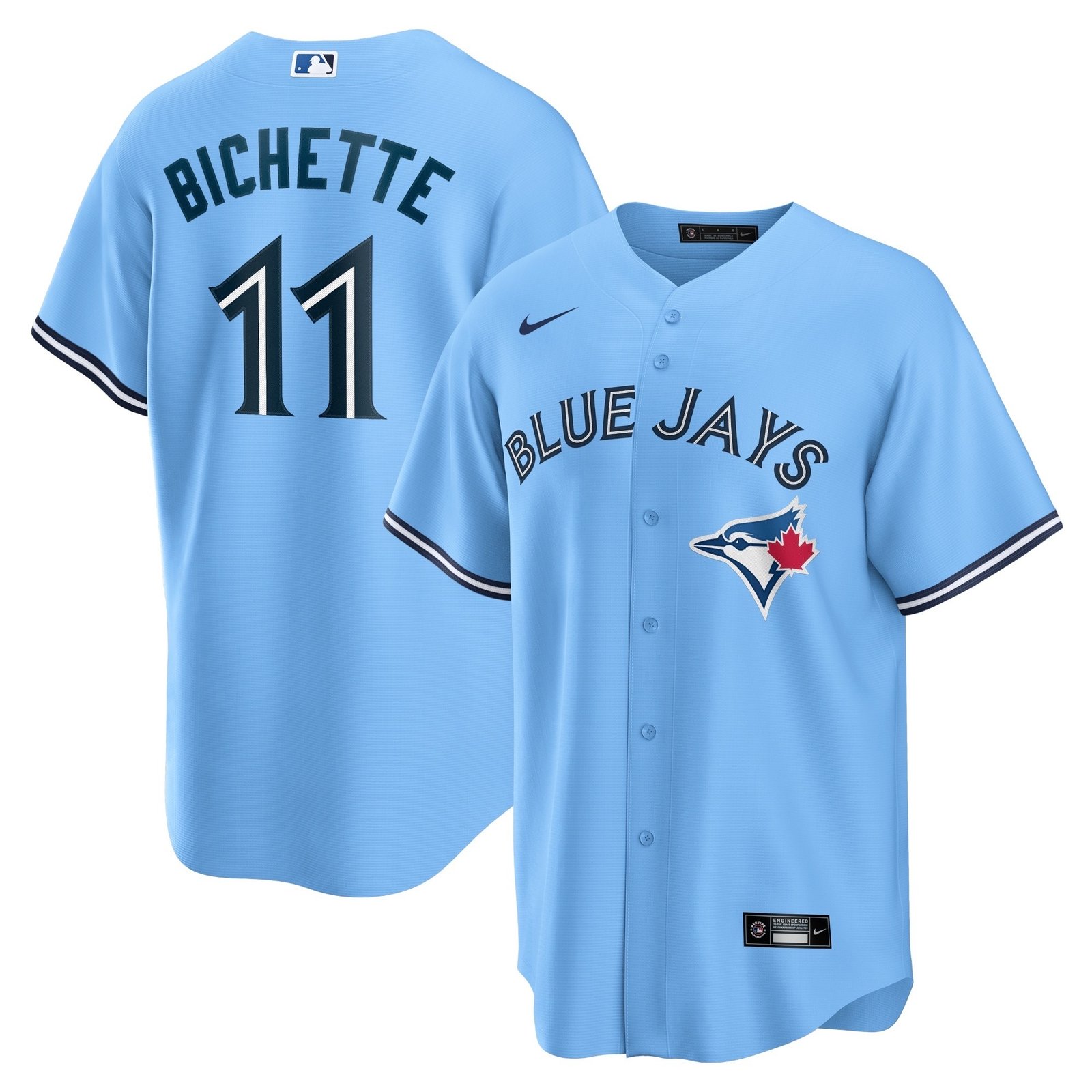 Light Blue Toronto Stitched Guerrero jr. Barger Springer Clement MLB Shirts Nike - Image 4