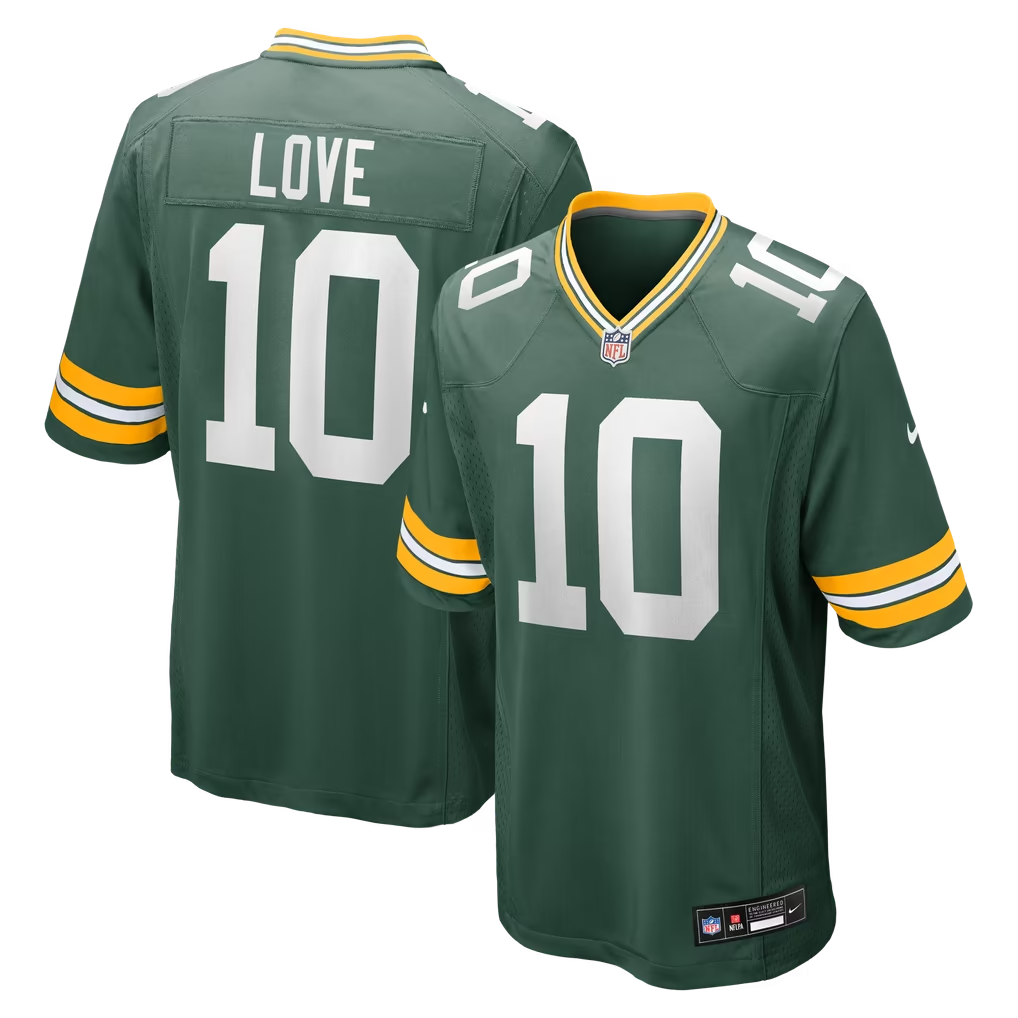 Green Bay Packers #0 #1 #10 #9 #85 Nike White Green Men NFL Jerseys - Image 5
