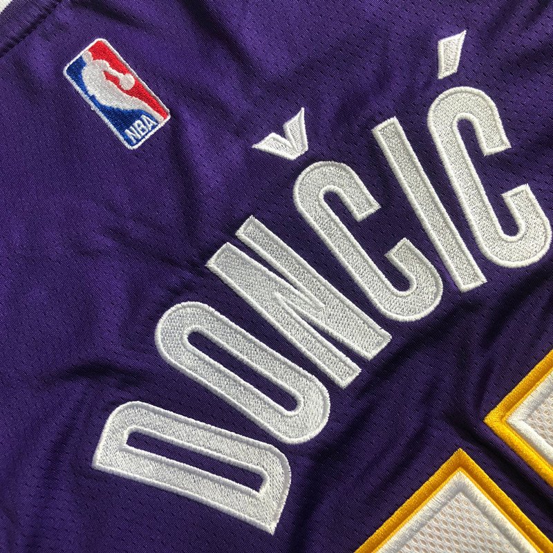 Los Angeles Lakers Luka Doncic 77 Dense Nike NBA Jersey - Image 5