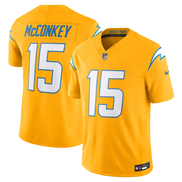 Los Angeles Chargers Ladd McConkey #15 Nike American Football Jersey