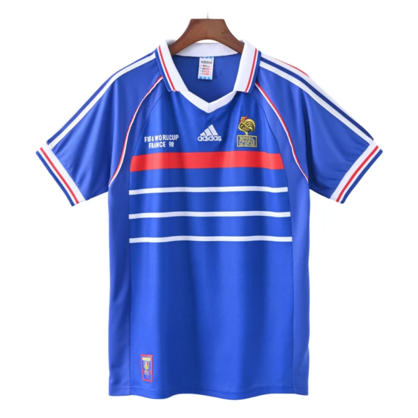 1998 France Home Zidane #10 Football Shirt Adidas