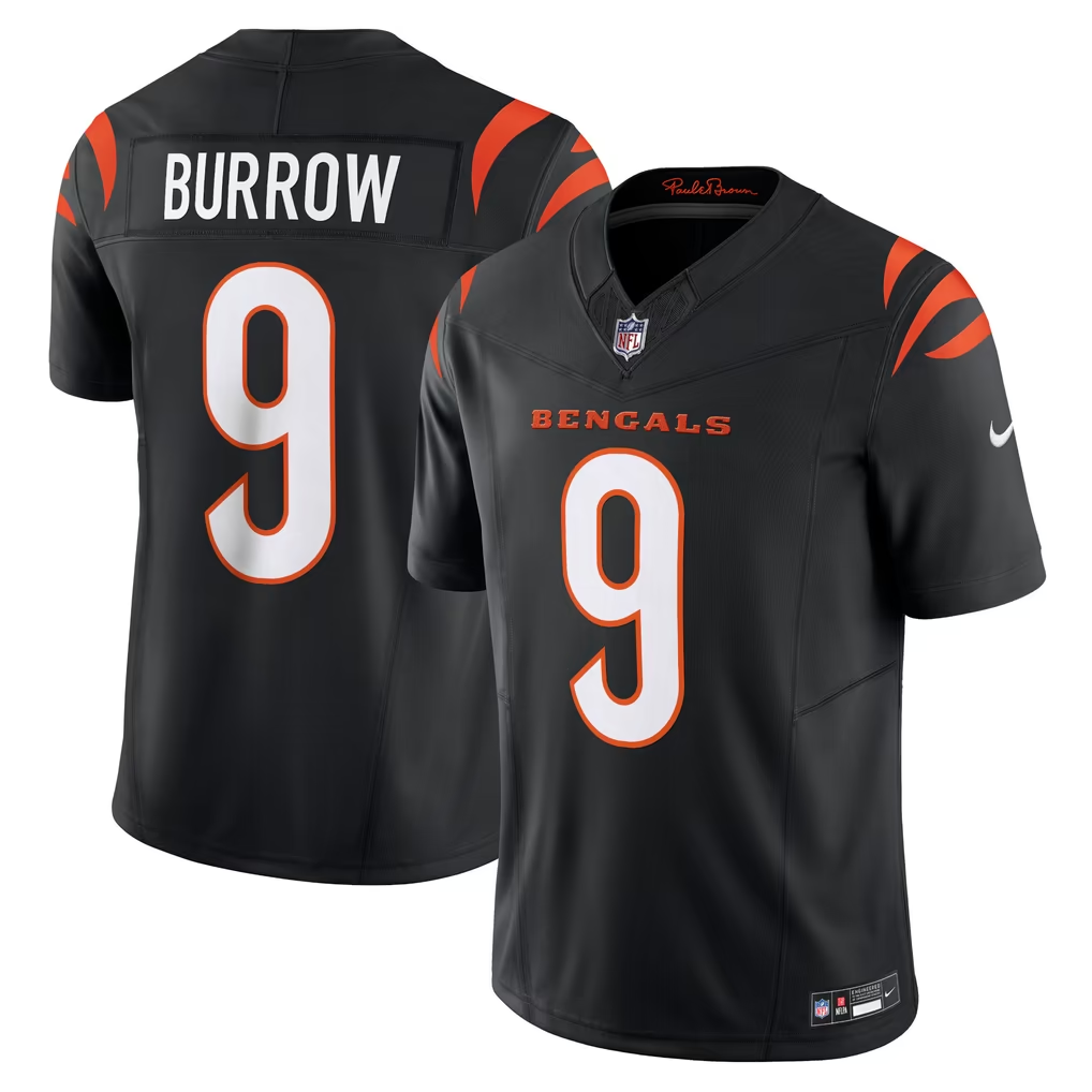 Adult 5 Styles Joe Burrow #9 Cincinnati Bengals Nike NFL Jerseys