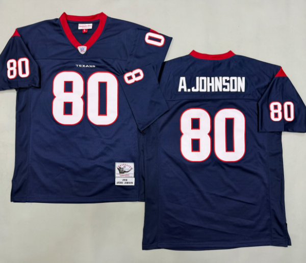 2003 Andre Johnson #80 Houston Texans Classic NFL Jersey