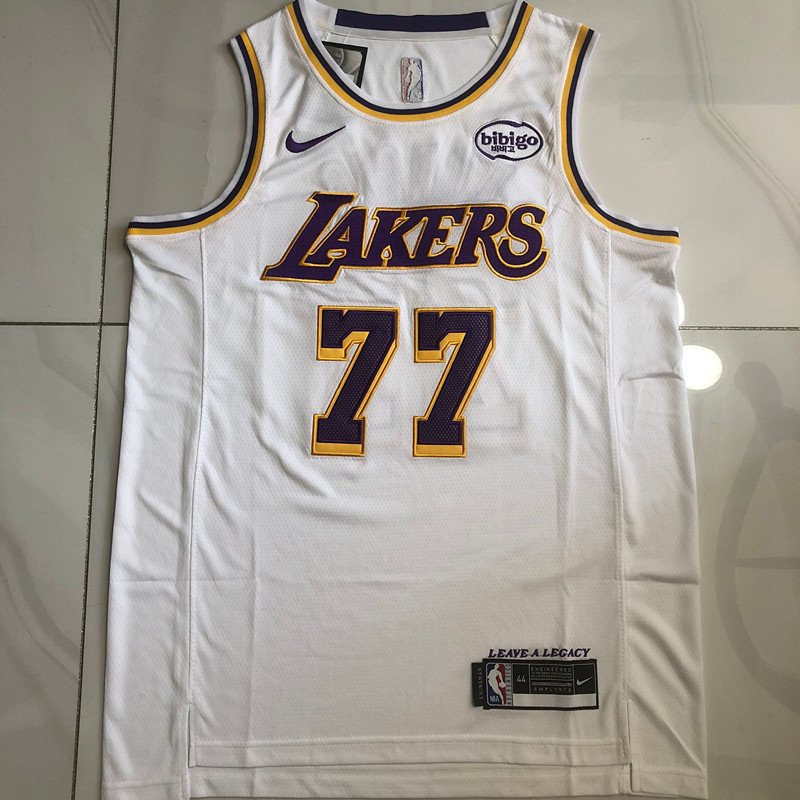 Los Angeles Lakers Luka Doncic 77 Dense Nike NBA Jersey - Image 9