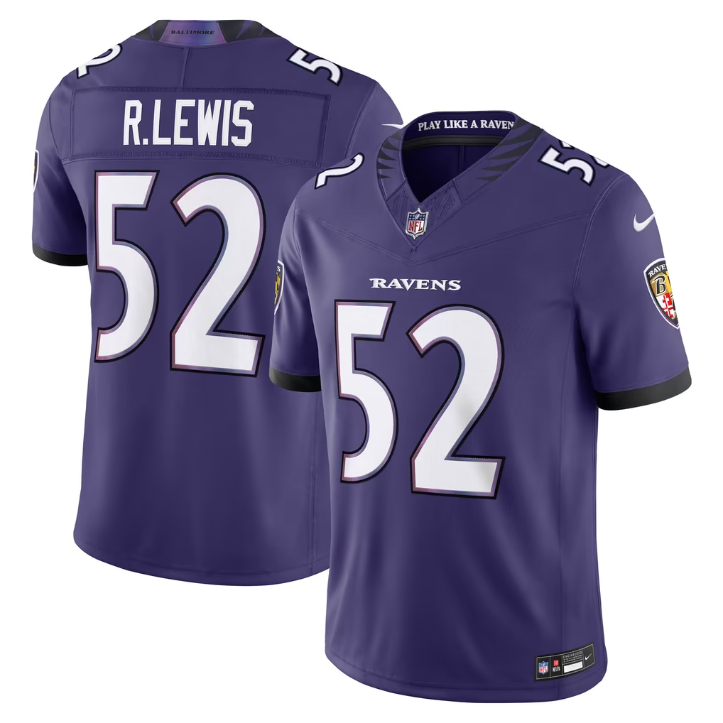 B.Ravens Jackson Lane Henry Hendrickson Flowers Stitched American Football Jerseys Nike - Image 7