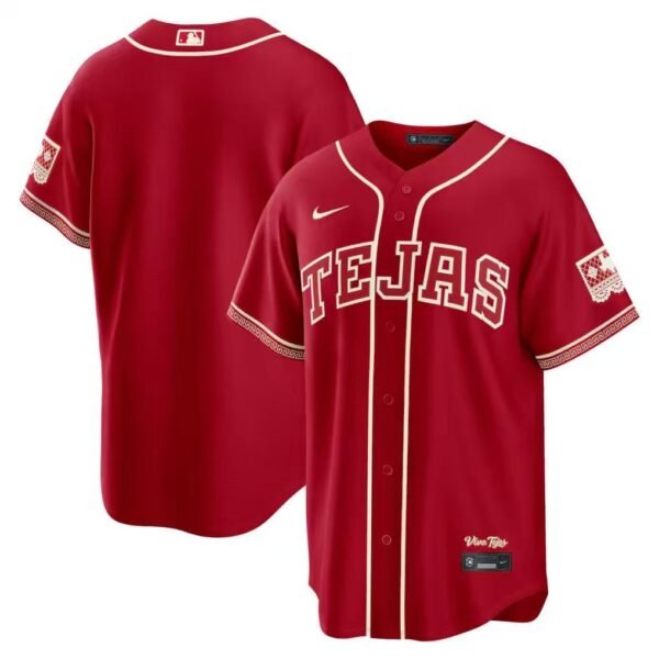 2026 Rangers New deGROM Seager Red MLB Shirts Nike