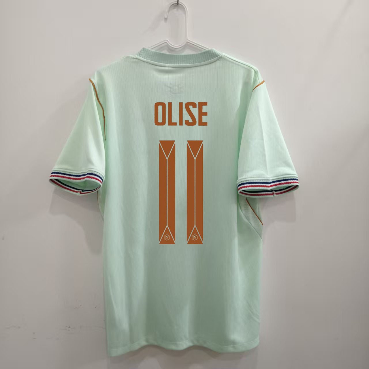 France Away Mbappe Dembele Doue Olise Ekitike Fan Version Soccer Jersey Nike - Image 5