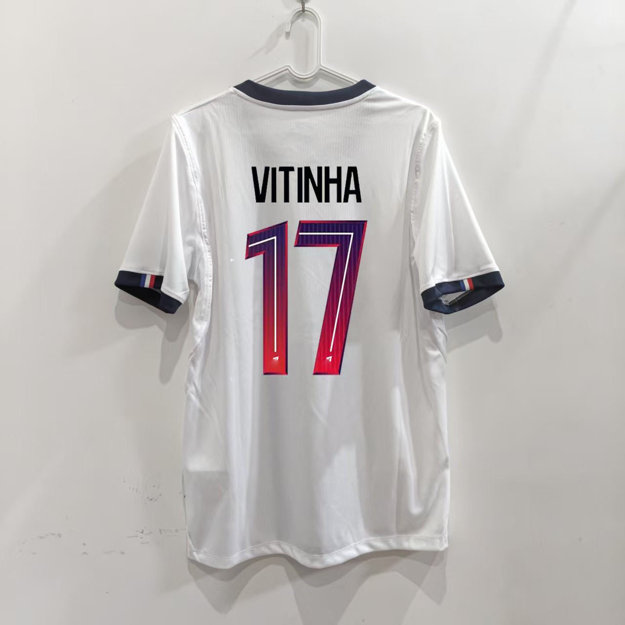 26/27 Fan Version Nike PSG Dembele K77 Doue Vitinha Stadium Away Soccer Jersey - Image 6