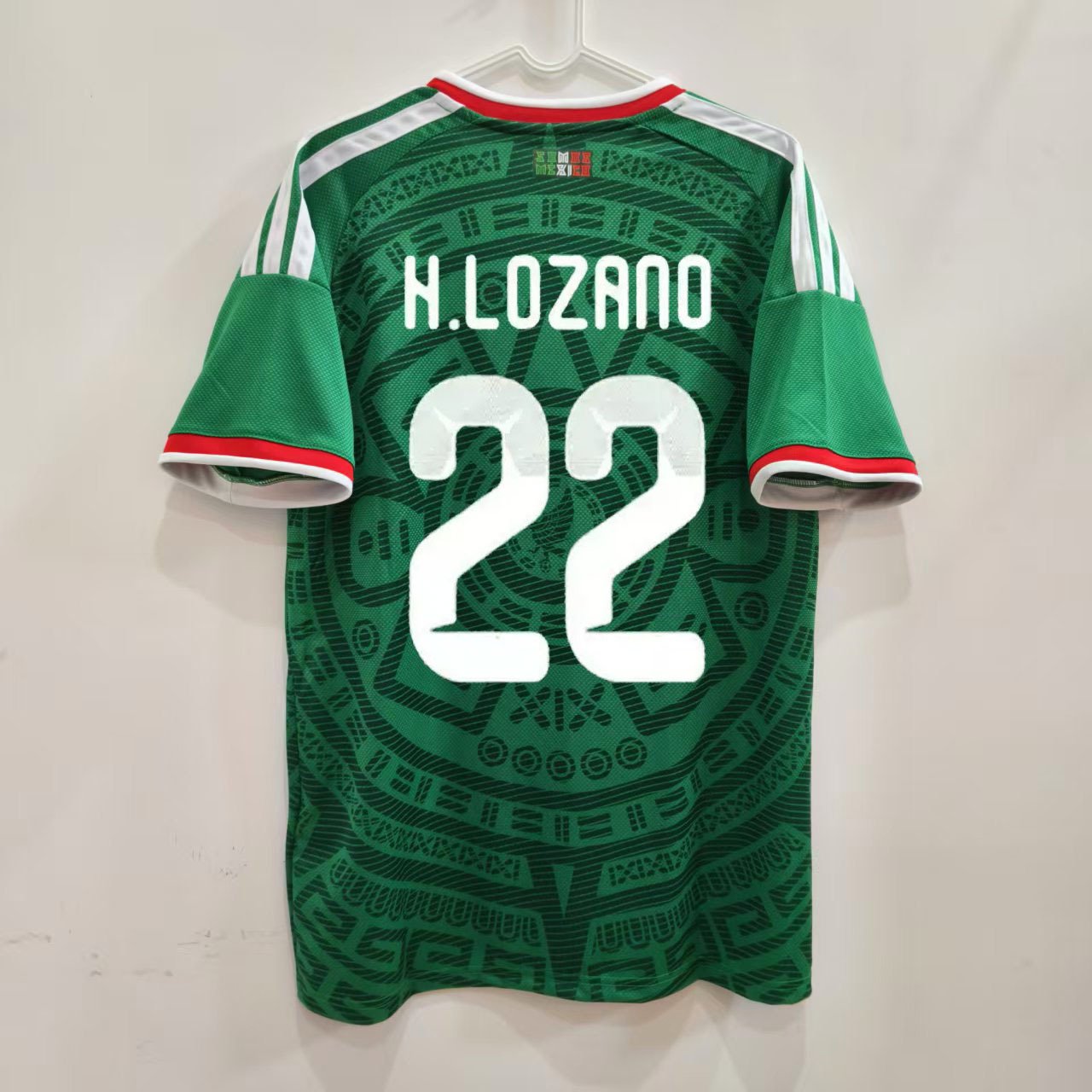 adidas Men Mexico Home 2026 World Cup Jersey (Bold Green) - Image 6